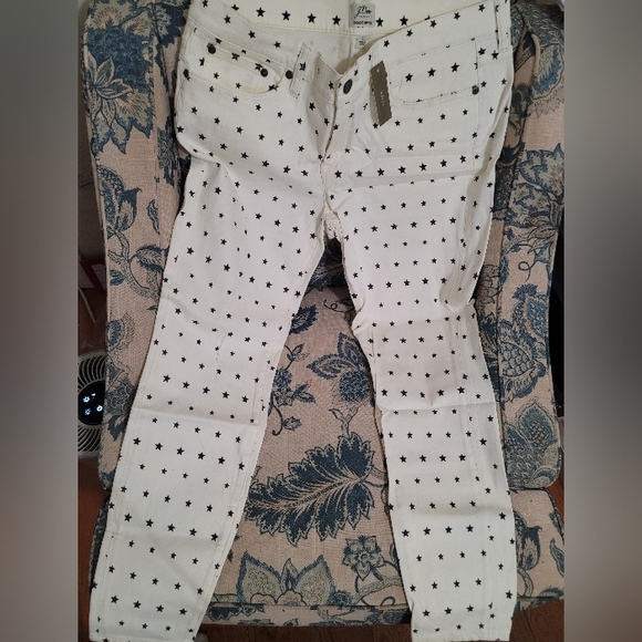 J. Crew TOOTHPICK jean in star print. - Picture 3 of 6
